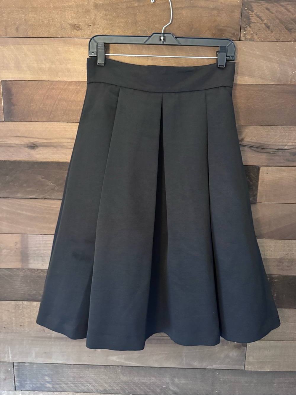 Eliza J Black Pleated A-Line Women's Skirt